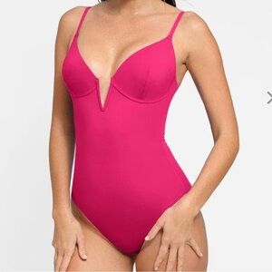 NWT Cupshe Hot Pink One-Piece Swimsuit